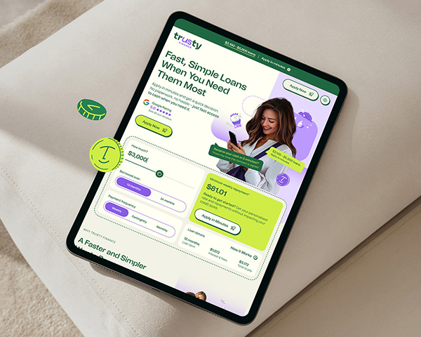 Finance website showcase